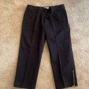Ann Taylor loft black cropped jeans